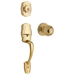 Weiser Heritage x Huntington Handleset - Brass