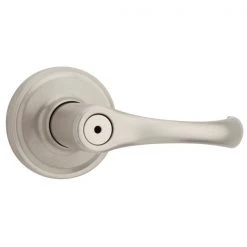 Weiser Aspen Privacy Levers - Satin Nickel