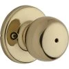 Weiser Fairfax Privacy Knobs - Brass