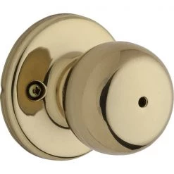 Weiser Fairfax Privacy Knobs - Brass