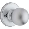 Weiser Yukon Half Dummy Knobs - Satin Chrome