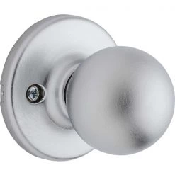 Weiser Yukon Half Dummy Knobs - Satin Chrome