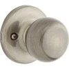Weiser Fairfax Half Dummy Knobs - Antique Brass