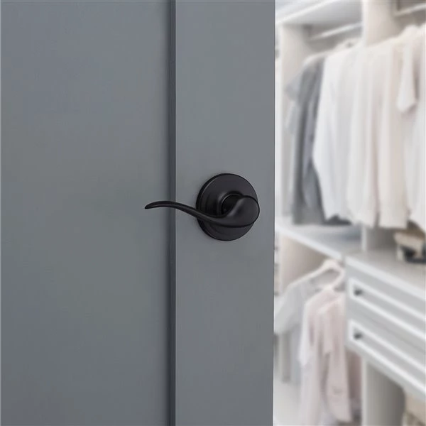 Weiser Toluca Dummy Levers - Matte Black 4 Weiser Toluca Dummy Levers - Matte Black - Image 2