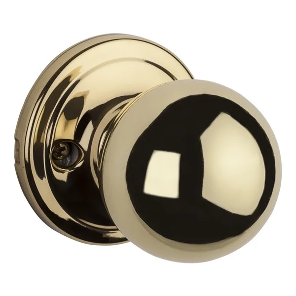 Weiser Huntington Half Dummy Knobs - Brass 3 Weiser Huntington Half Dummy Knobs - Brass