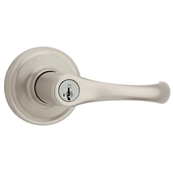 Weiser Aspen Keyed Entry Levers - Satin Nickel 3 Weiser Aspen Keyed Entry Levers - Satin Nickel