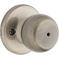 Weiser Fairfax Privacy Knobs - Antique Brass