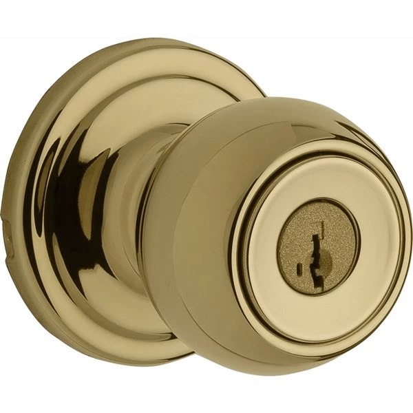 Weiser Huntington Keyed Entry Knobs - Brass 3 Weiser Huntington Keyed Entry Knobs - Brass