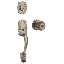 Weiser Heritage x Phoenix Handleset - Antique Nickel