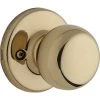Weiser Fairfax Half Dummy Knobs - Brass